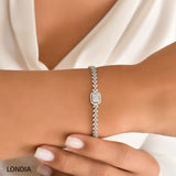 3.10 Carat Natural Diamond Baguette Bridal Set