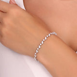 3.15 CTW Diamond Londia Lumis Design Bridal Bracelet 14k Fine Gold