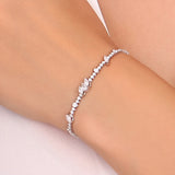 3.20 CTW Diamond Londia Divina Design Bridal Bracelet 18k Fine Gold