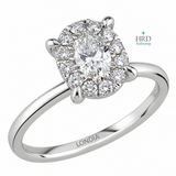 3.20 Carat Natural Diamond Magic Oval Design Bridal Set