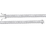 3.30 Ct. Natural Diamond Baguette Design Tennis Bracelet