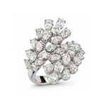 Natural Diamond Statement Design Ring