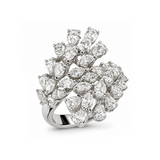Natural Diamond Statement Design Ring