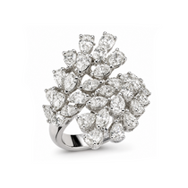Natural Diamond Statement Design Ring