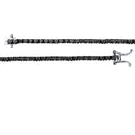 3.50 Carat Black Natural Diamond Classic Men’s Tennis Bracelet