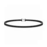 3.50 Ct. Black Natural Diamond Classic Tennis Bracelet