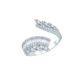 3.95 Carat Natural Diamond Designer Jewelry Set in 18K Gold