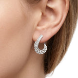 3.95 Carat Natural Diamond Designer Jewelry Set in 18K Gold