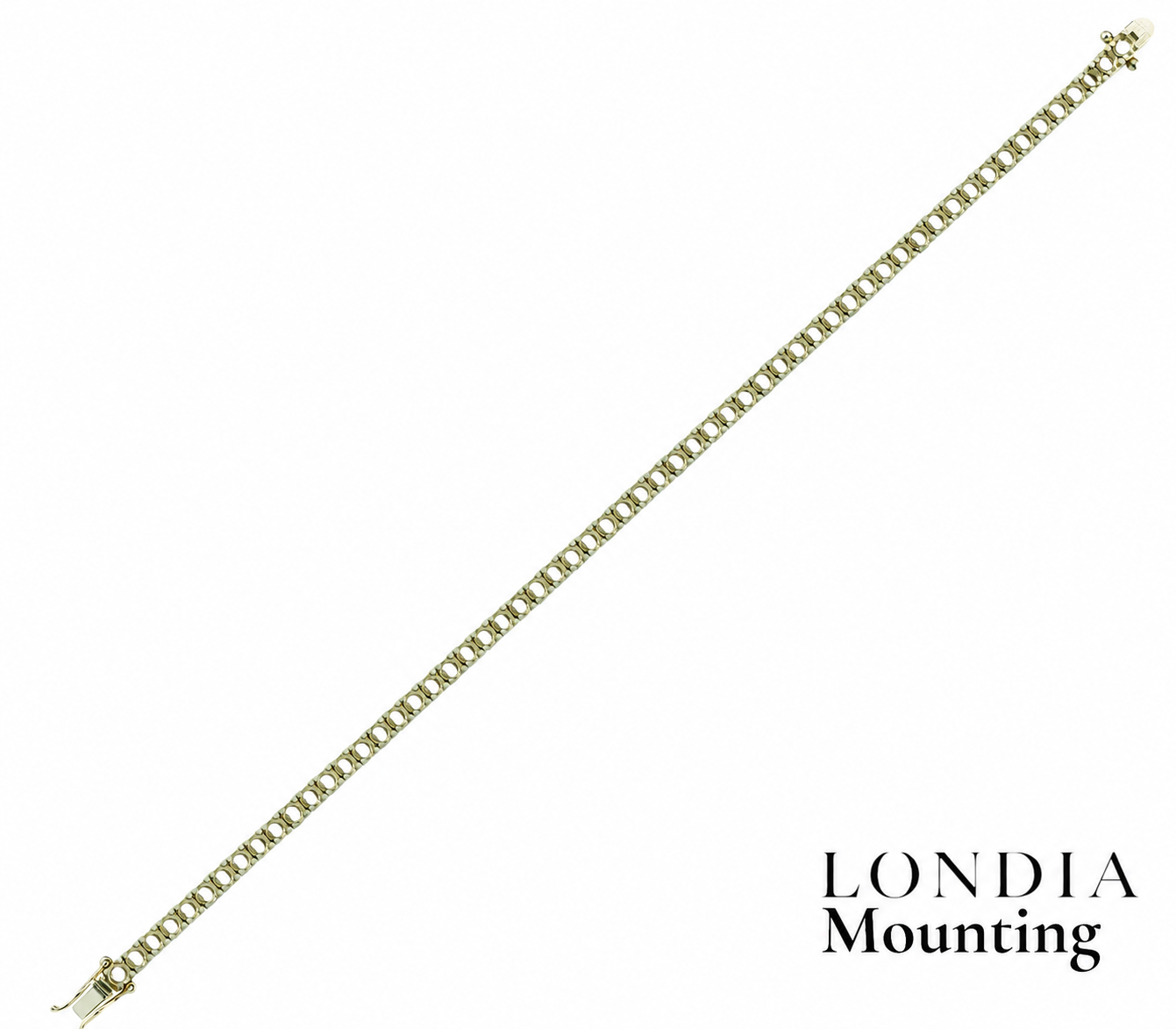Mounting Superlight Tennis Bracelet