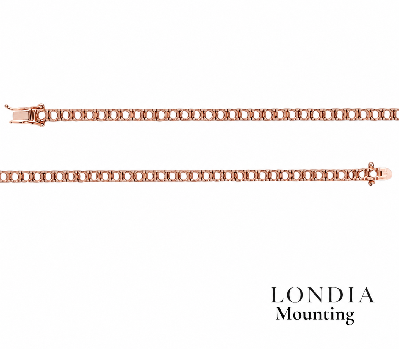 Mounting Superlight Tennis Bracelet