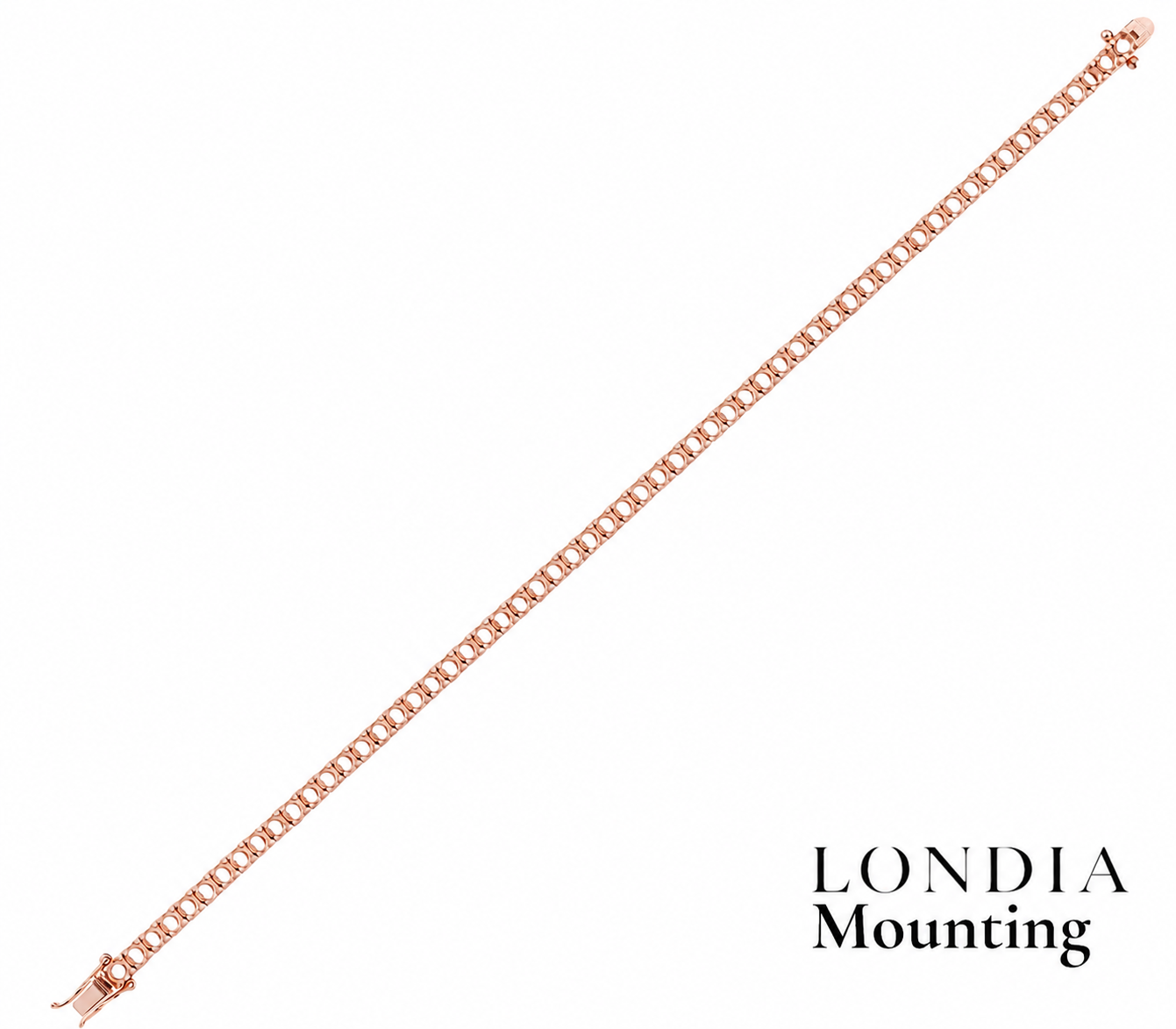 Mounting Superlight Tennis Bracelet