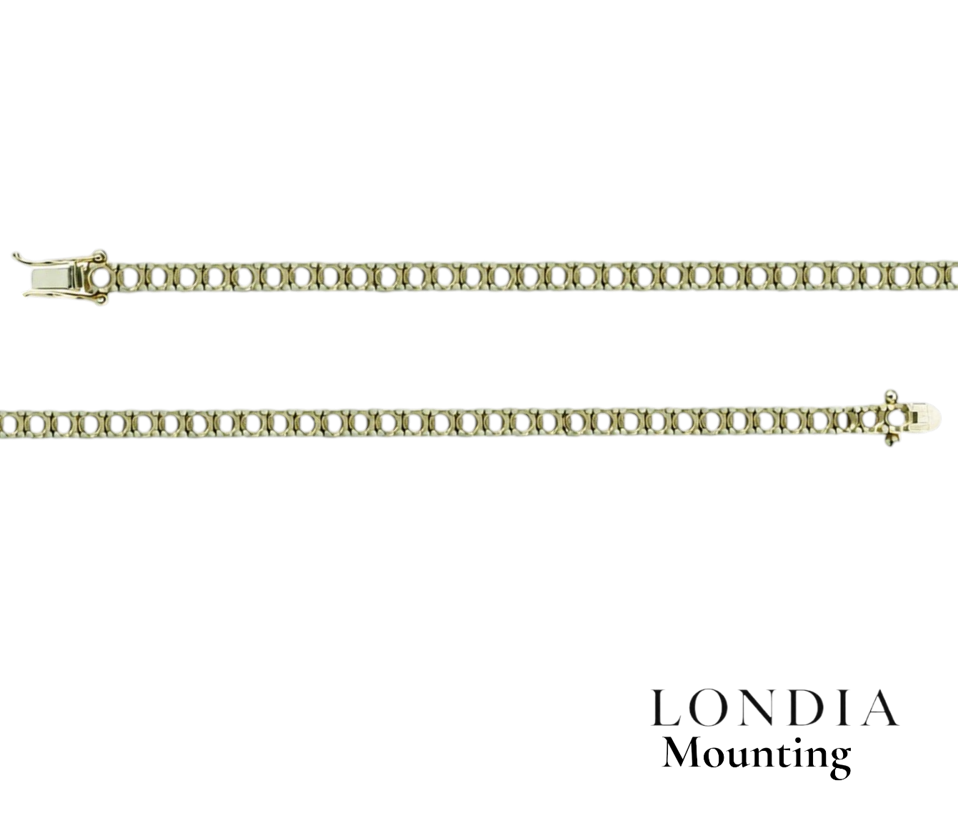 Mounting Superlight Tennis Bracelet