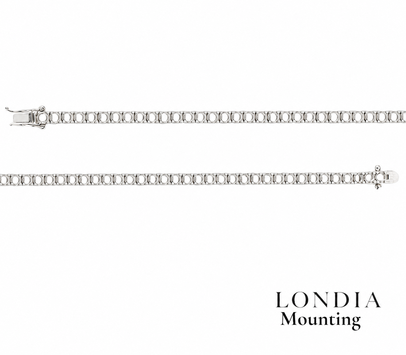 Mounting Superlight Tennis Bracelet