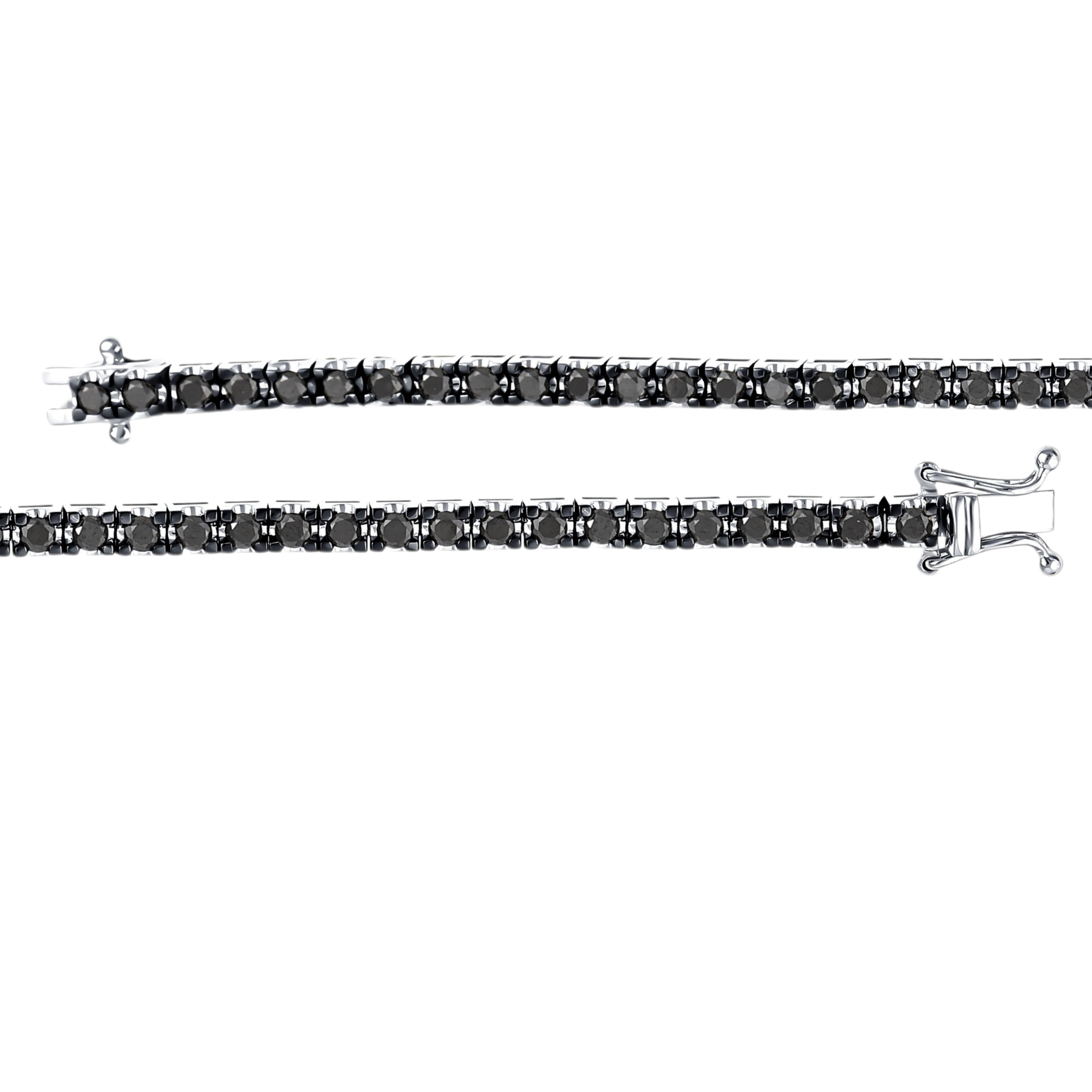 3 Carat Black Natural Diamond Clair Men’s Tennis Bracelet