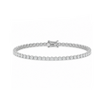 3 Carat Crown Design Natural Diamond Tennis Bracelet