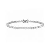 3 Carat Crown Design Natural Diamond Tennis Bracelet