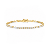 3 Carat Crown Design Natural Diamond Tennis Bracelet