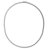 3 Carat Natural Diamond Clair Tennis Necklace