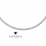 3 Carat Natural Diamond Clair Tennis Necklace