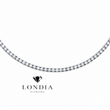 3 Carat Natural Diamond Clair Tennis Necklace