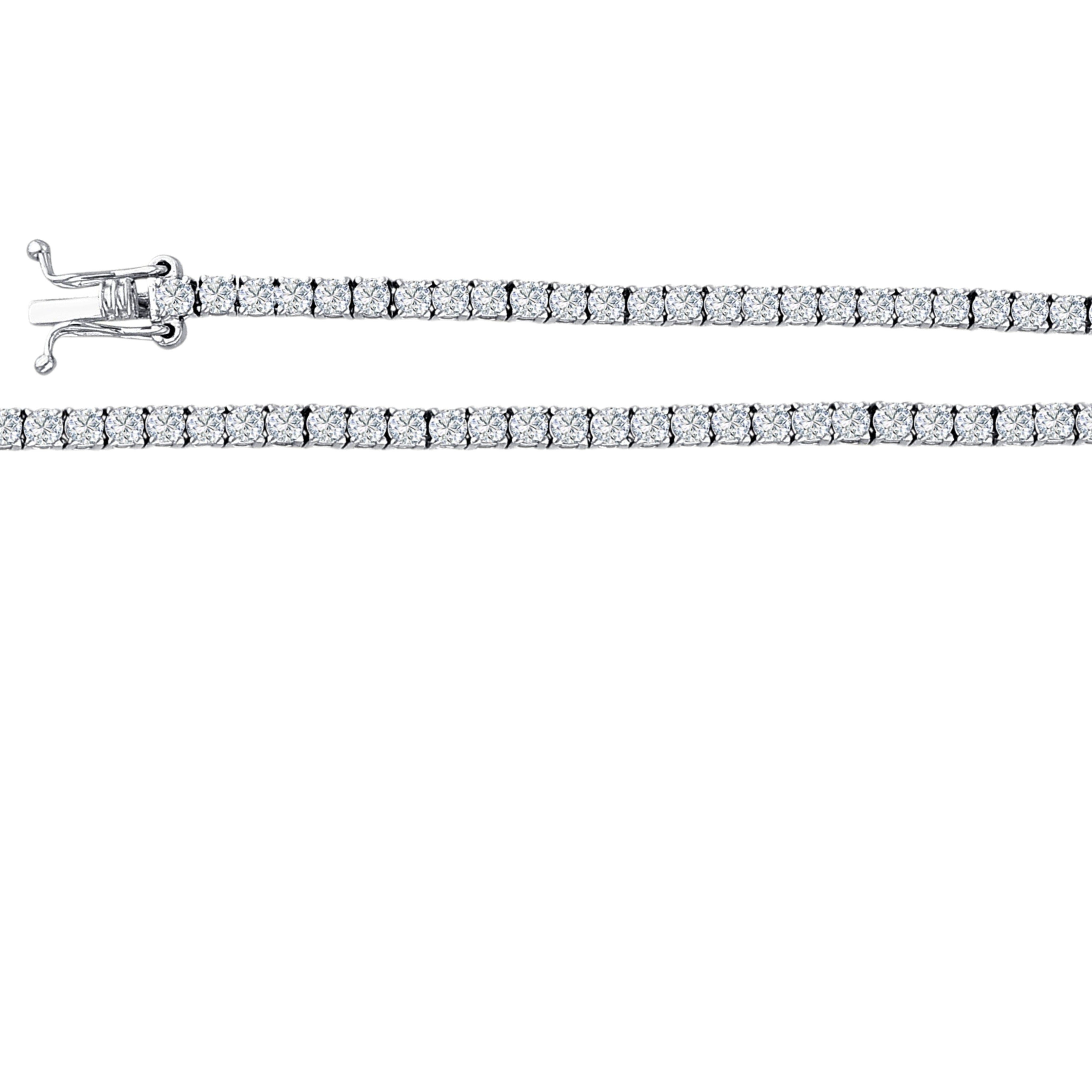 3 Carat Natural Diamond Classic Design Tennis Bracelet
