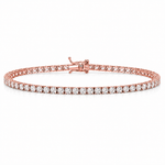 3 Carat Natural Diamond Classic Design Tennis Bracelet