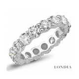 4.00 Carat Diamond Eternity Ring in 14K Solid Gold