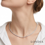4.00 Carat Diamond Tennis Necklace