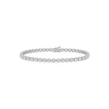 4.00 Carat Super Light Crown Bracelet in 14K Gold
