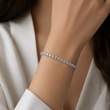 4.00 Carat Super Light Crown Bracelet in 14K Gold
