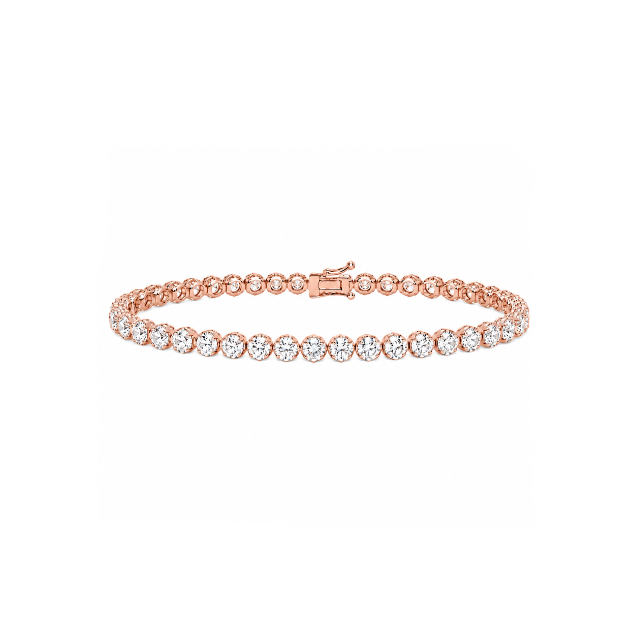 4.00 Carat Super Light Crown Bracelet in 14K Gold