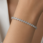 4.00 Carat Super Light Crown Bracelet in 14K Gold