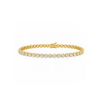4.00 Carat Super Light Crown Bracelet in 14K Gold