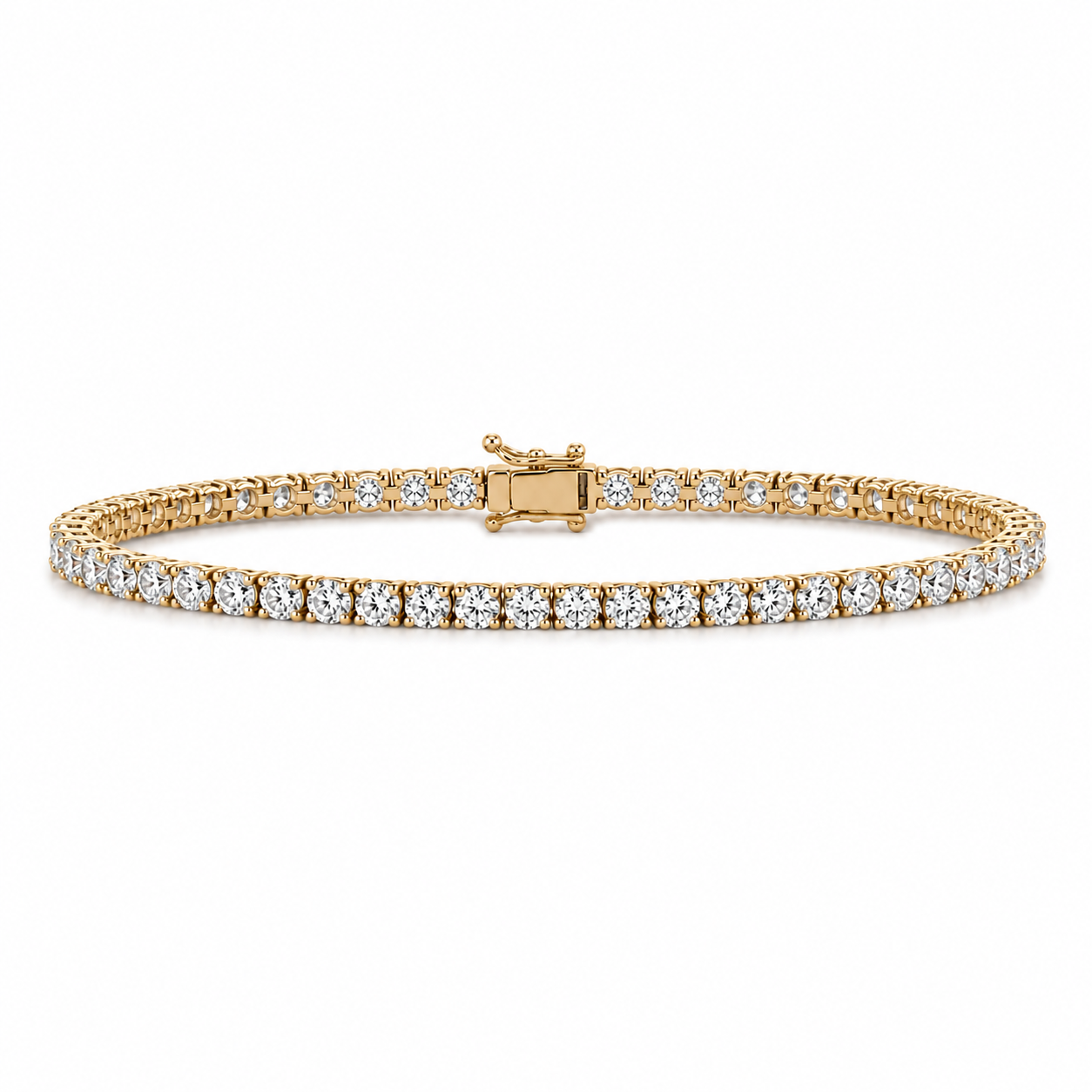 4.50 Ct. Natural Diamond Classic Design Tennis Bracelet