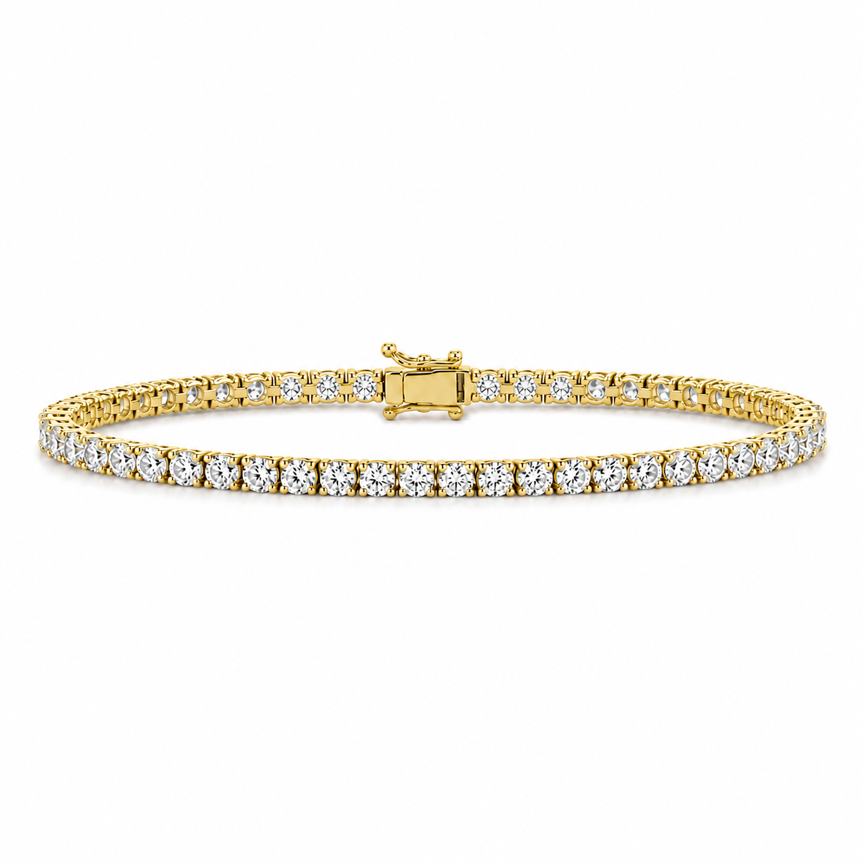 4.50 Ct. Natural Diamond Classic Design Tennis Bracelet