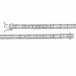 4.60 Ct. Natural Diamond Baguette Design Tennis Bracelet