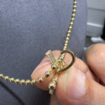4.65 Carat Pear Cut Emerald Charm Necklace