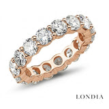 4.80 Carat Diamond Eternity Ring in 14K Solid Gold