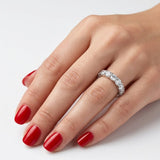 4.80 Carat Diamond Eternity Ring in 14K Solid Gold