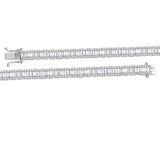 4.85 Ct. Natural Diamond Baguette Design Tennis Bracelet