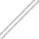 4 Carat Crown Design Natural Diamond Tennis Bracelet