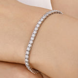 4 Carat Natural Diamond Clair Design Tennis Bracelet