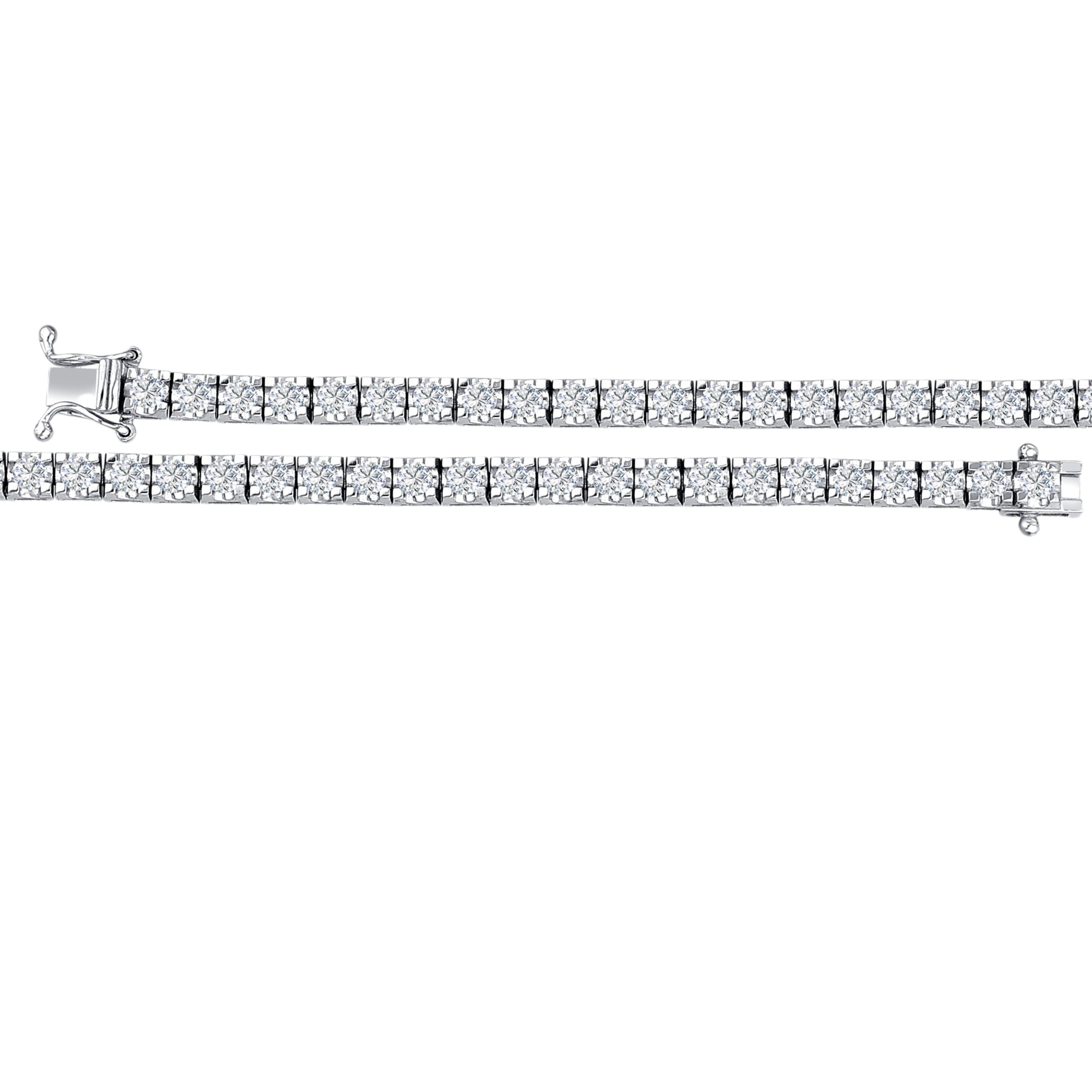 4 Carat Natural Diamond Clair Design Tennis Bracelet