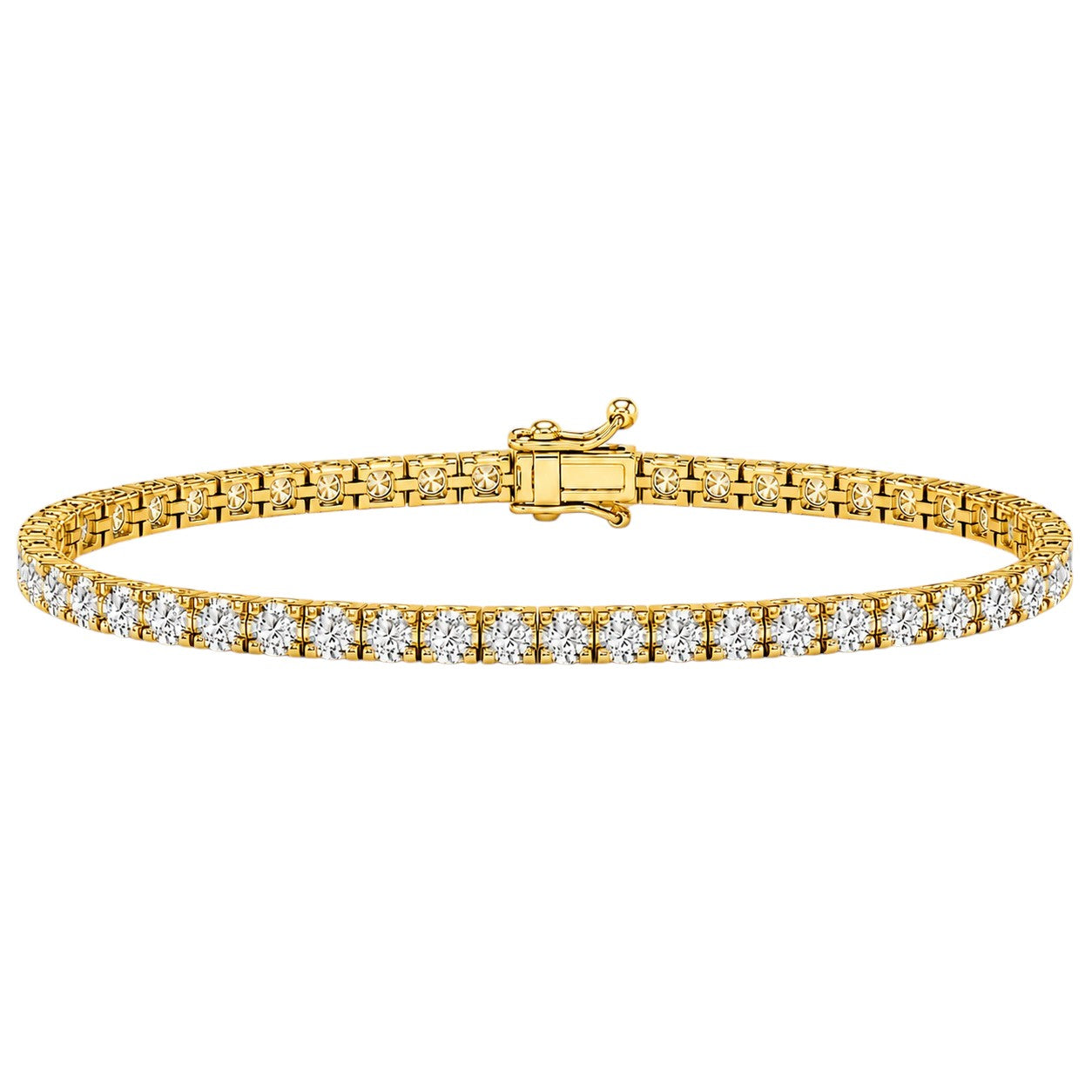 4 Carat Natural Diamond Clair Design Tennis Bracelet