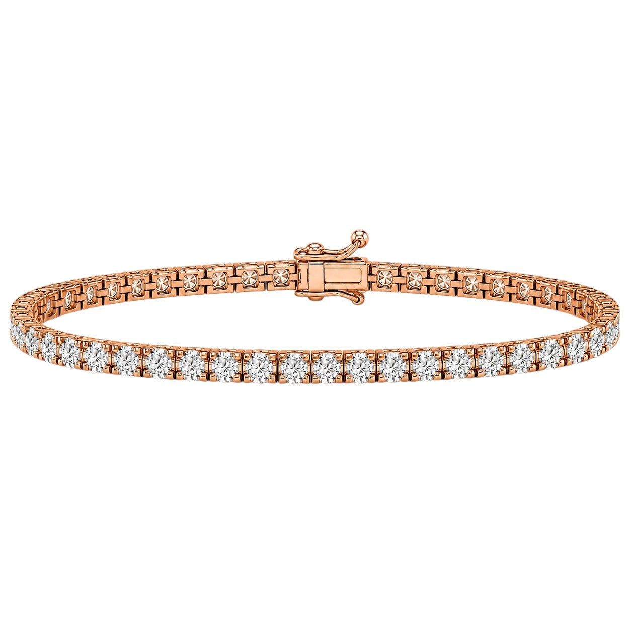 4 Carat Natural Diamond Clair Design Tennis Bracelet
