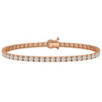 4 Carat Natural Diamond Clair Design Tennis Bracelet