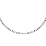 4 Carat Natural Diamond Clair Tennis Necklace