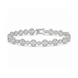 4 Carat Natural Diamond Designer Tennis Bracelet