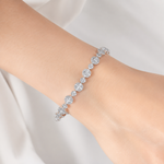 4 Carat Natural Diamond Designer Tennis Bracelet