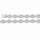 4 Carat Natural Diamond Designer Tennis Bracelet